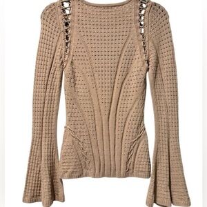 Ronny Kobo Collection Scoop Neck Long Sleeve size small $360